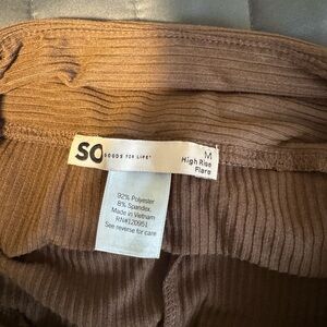 high rise flare leggings